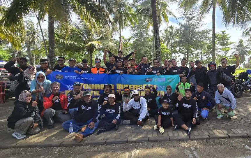 Bikersmu Korwil DIY touring ke Pantai Watu Karung Pacitan untuk Berdakwah