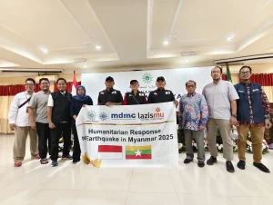 Muhammadiyah Kirim Misi Kemanusiaan Bantu Transisi Darurat Pasca Gempa di Myanmar
