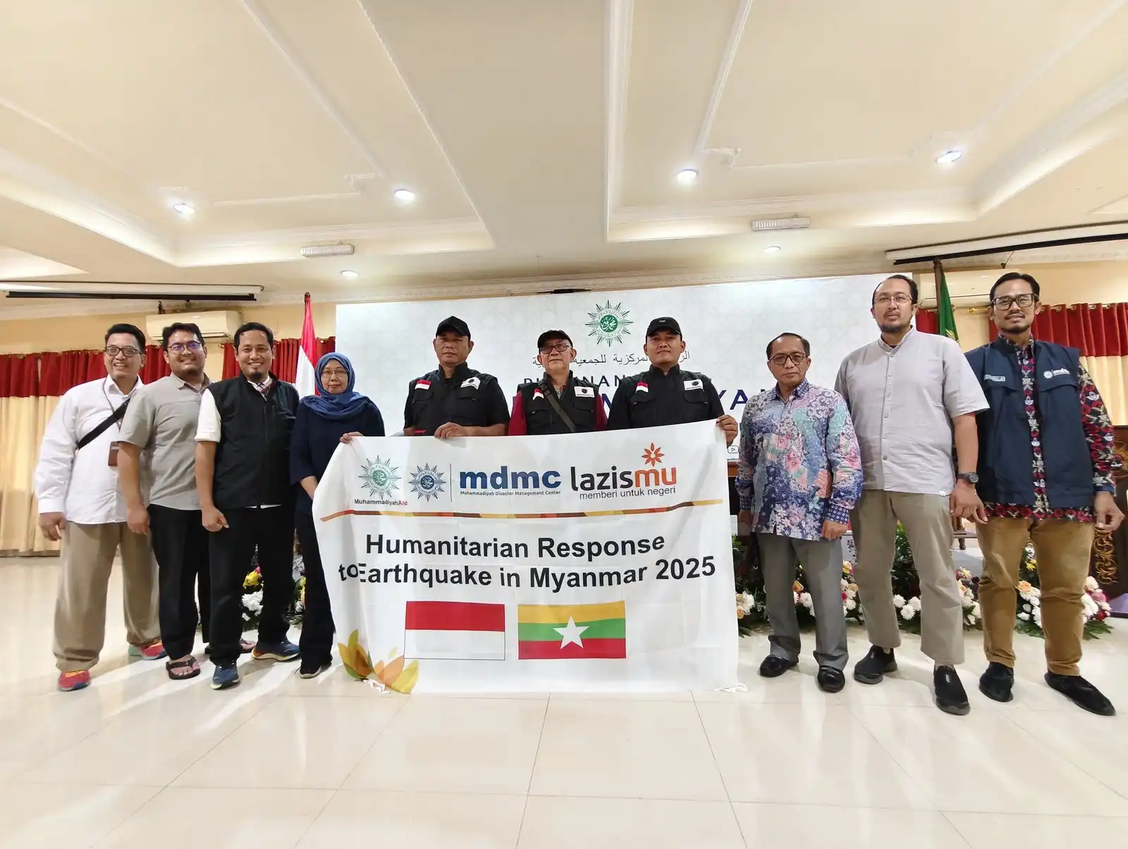 Muhammadiyah Kirim Misi Kemanusiaan Bantu Transisi Darurat Pasca Gempa di Myanmar