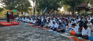 Suasana Sholat Iduladha di Tirtonirmolo Barat Bantul