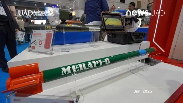 Rudal Merapi UAD Mejeng di Indonesia Defence Expo Jakarta