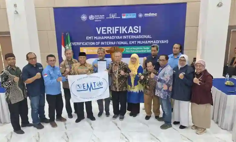Pertama di Indonesia! EMT Muhammadiyah Resmi Terverifikasi WHO
