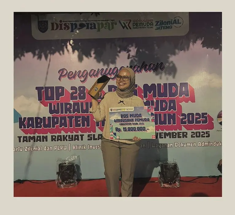 Kembangkan Wisma Keluarga di Guci Tegal Mahasiswi UMY Jadi Pengusaha Muda Berprestasi