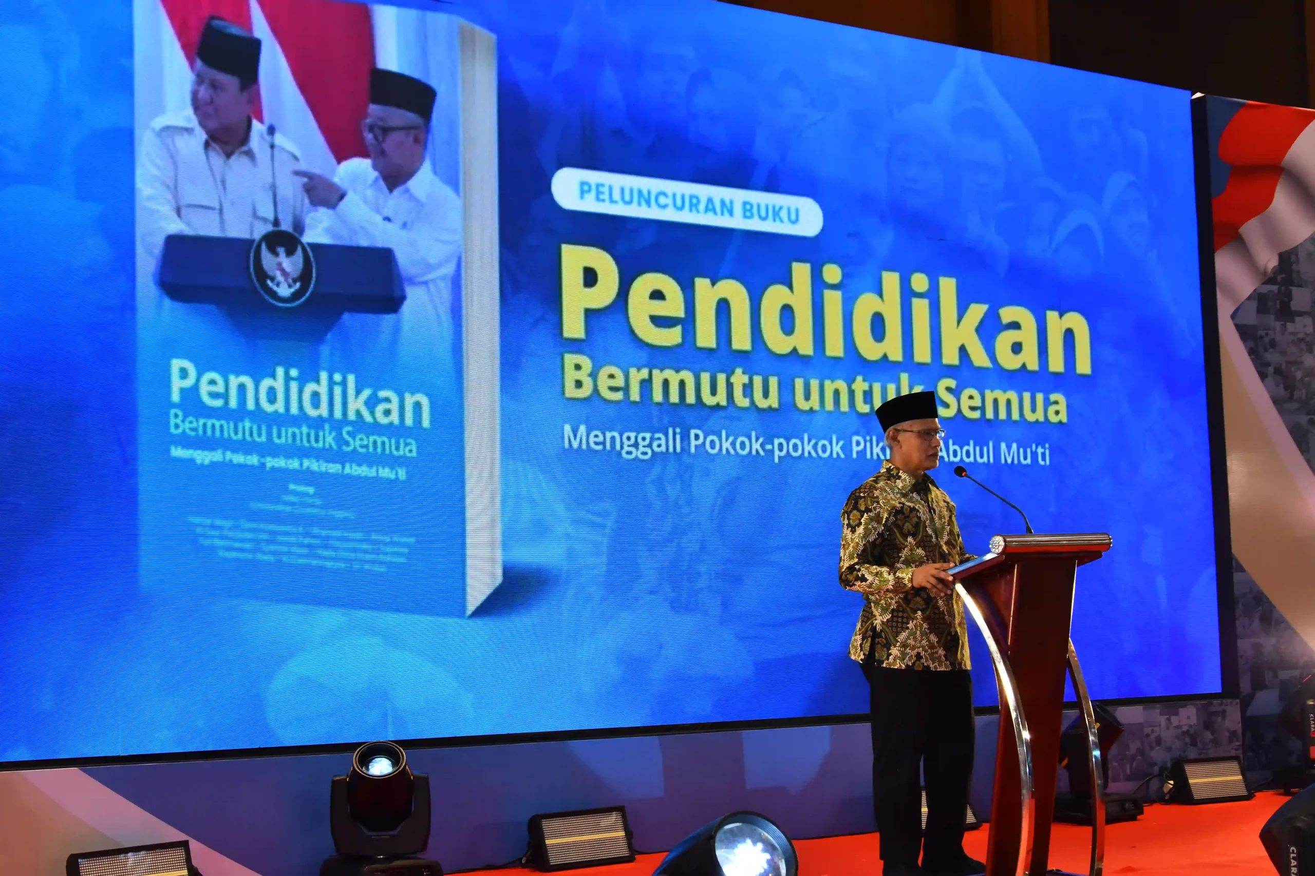 Luncurkan Buku Pendidikan Bermutu untuk Semua Kebijakan Abdul Mu'ti Jadi Inspirasi bagi Pendidikan yang Berkeadilan