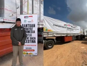 Dukung Perilaku Hidup Bersih dan Sehat di Palestina LAZISMU Kirim 20 Unit WC Umum Portabel ke Gaza