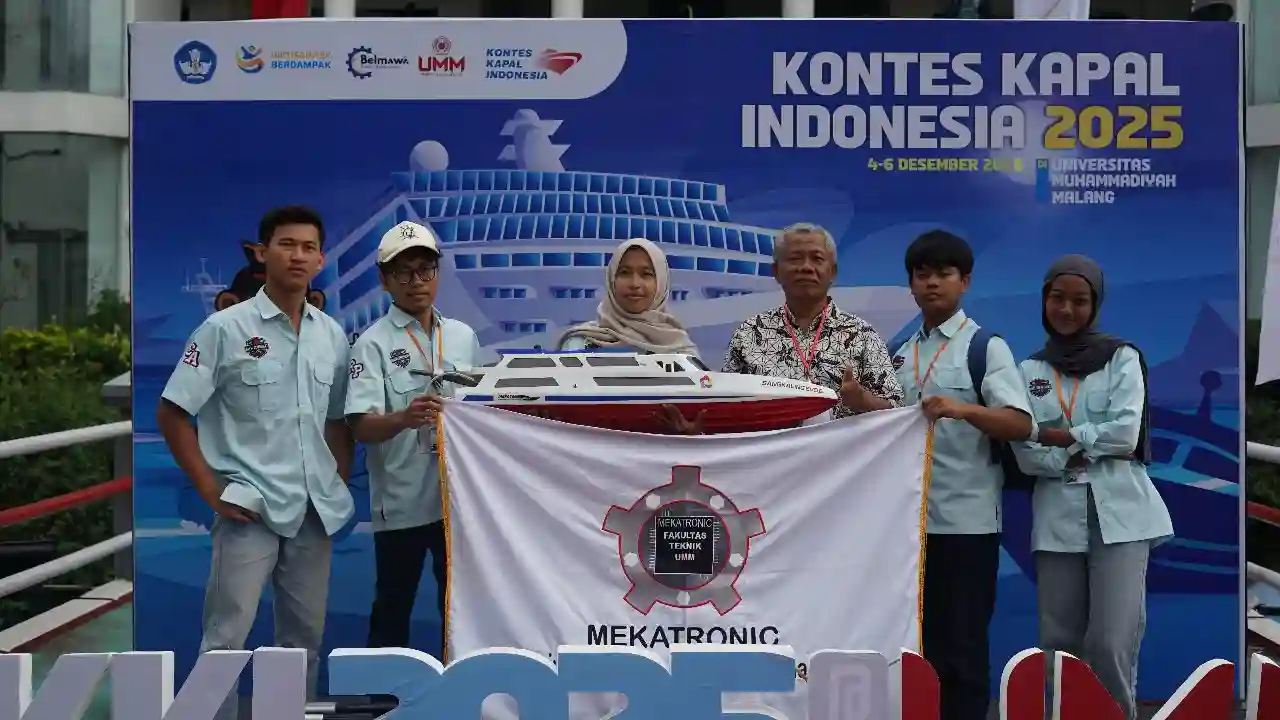 Universitas Muhammadiyah Malang Borong Penghargaan Bergengsi di Kontes Kapal Indonesia 2025