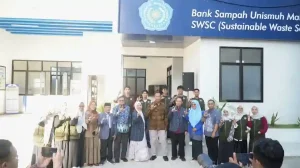 Wamenristekdikti Fauzan Apresiasi Kehadiran Bank Sampah SWSC di Lingkungan Kampus UNISMUH Makassar