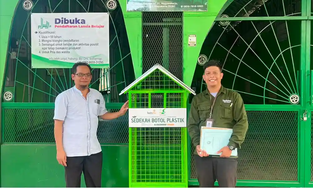 Lazismu Depok Sleman dan RSKIA Sadewa Kolaborasi Kelola Limbah Botol Plastik untuk Kegiatan Sosial